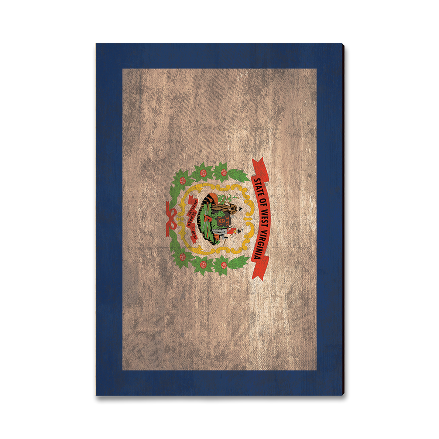 Postcard: Classic Edge - West Virginia State Flag