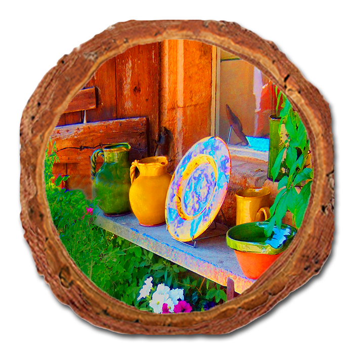 Coaster: Live Edge - French pottery