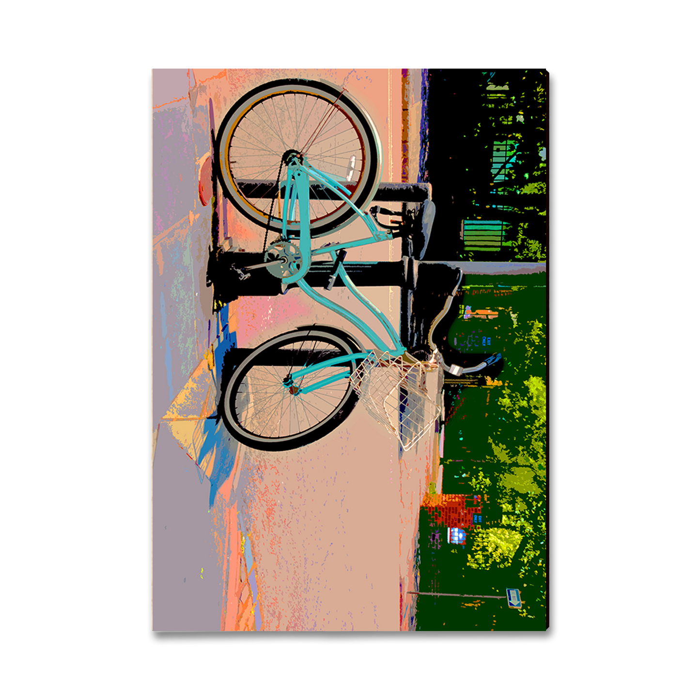 Greeting Card: Classic Edge - Blue Crusier