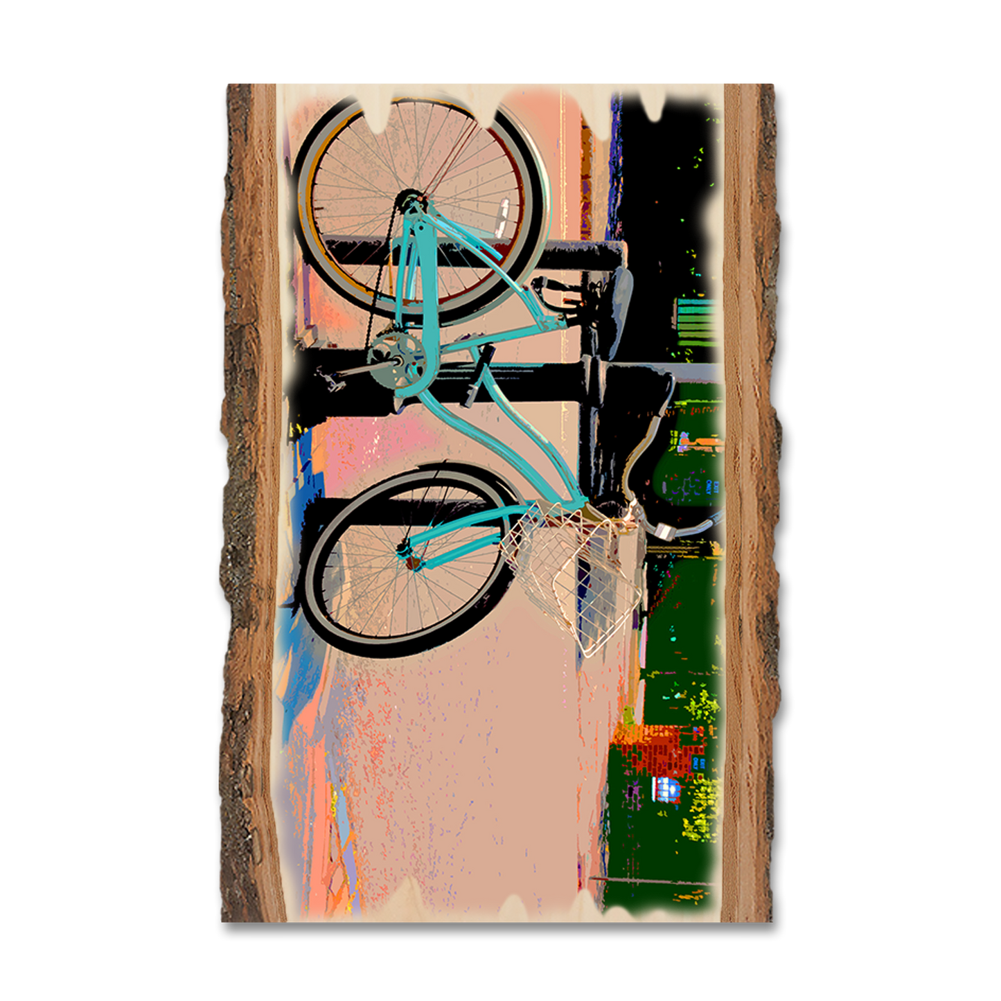 Greeting Card: Live Edge - Blue Crusier