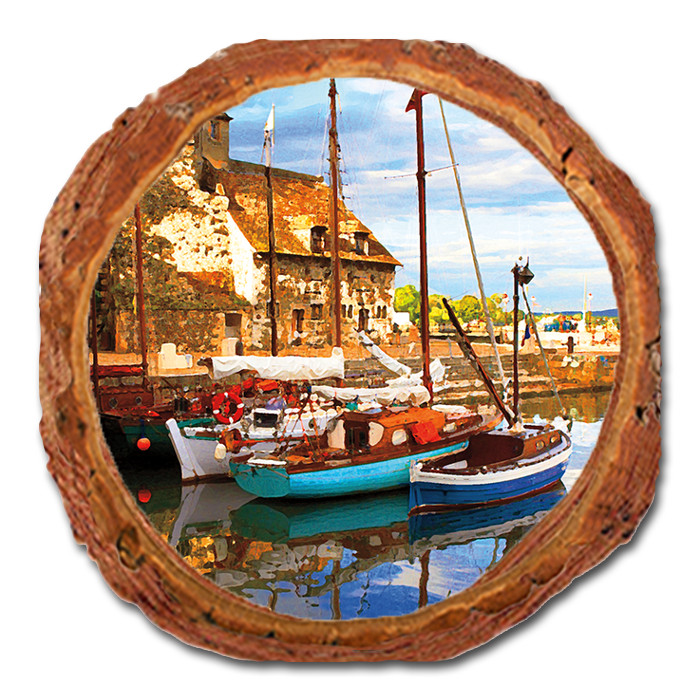 Coaster: Live Edge - Exotic Port