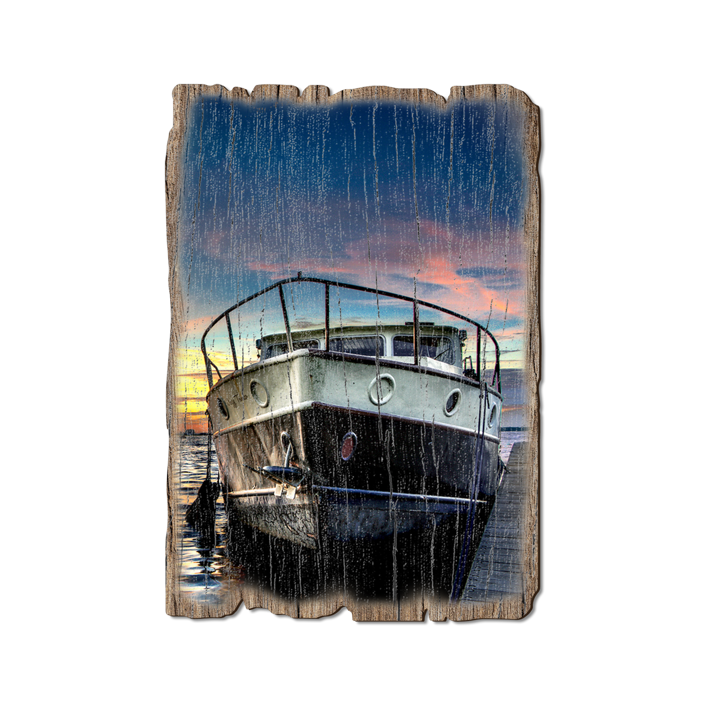 Greeting Card: Weathered Edge - Nautical Nights