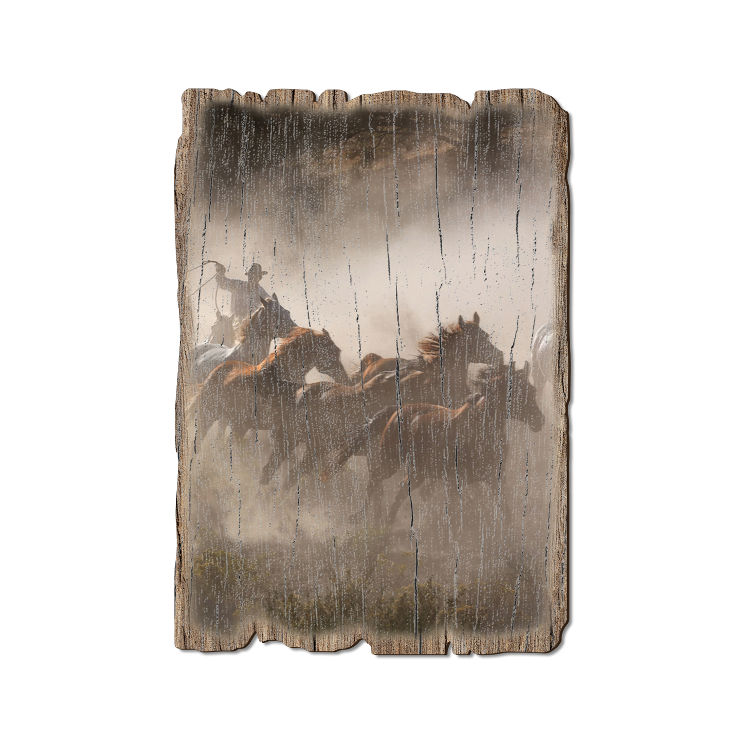 Greeting Card: Weathered Edge - Raw Hide (Pack of 5)