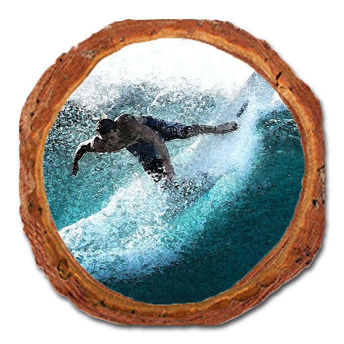 Coaster: Live Edge - Rip It (Pack of 5)
