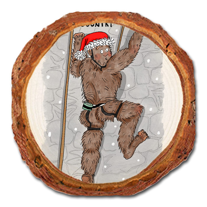 Coaster: Live Edge - Holiday Bigfoot Climber (Pack of 5)