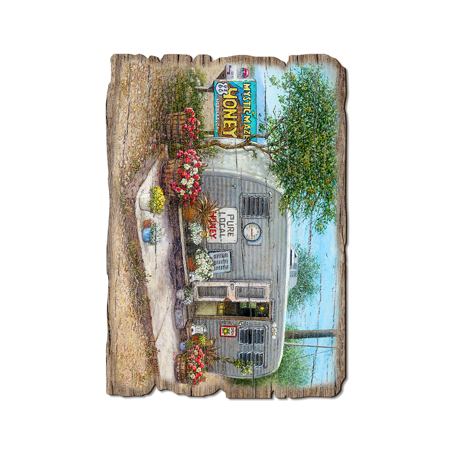 Postcard: Weathered Edge - Kruskamp's Mystic Maze
