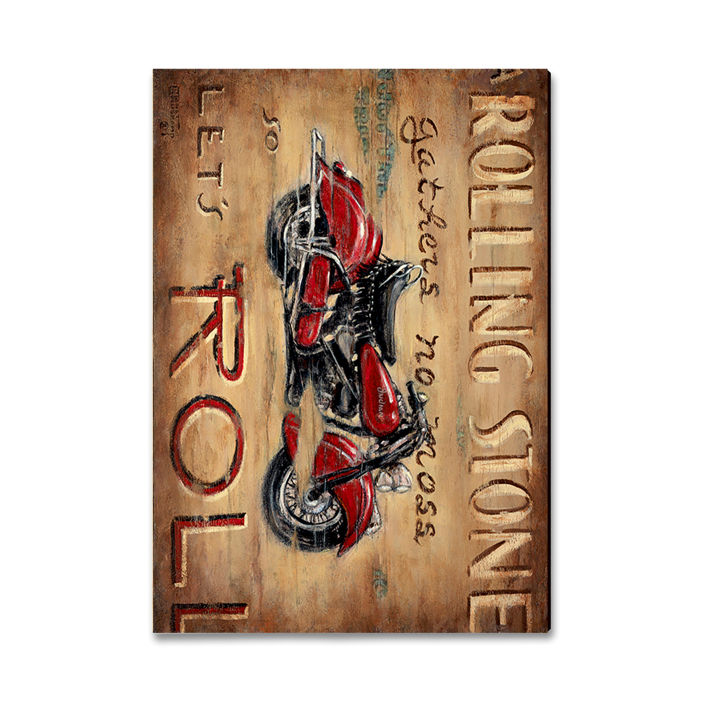 Greeting Card: Classic Edge - Kruskamp's Rolling Stone