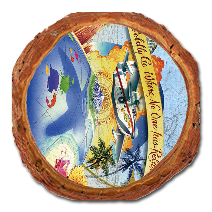 Coaster: Live Edge - Mazzotta's Boldly Go