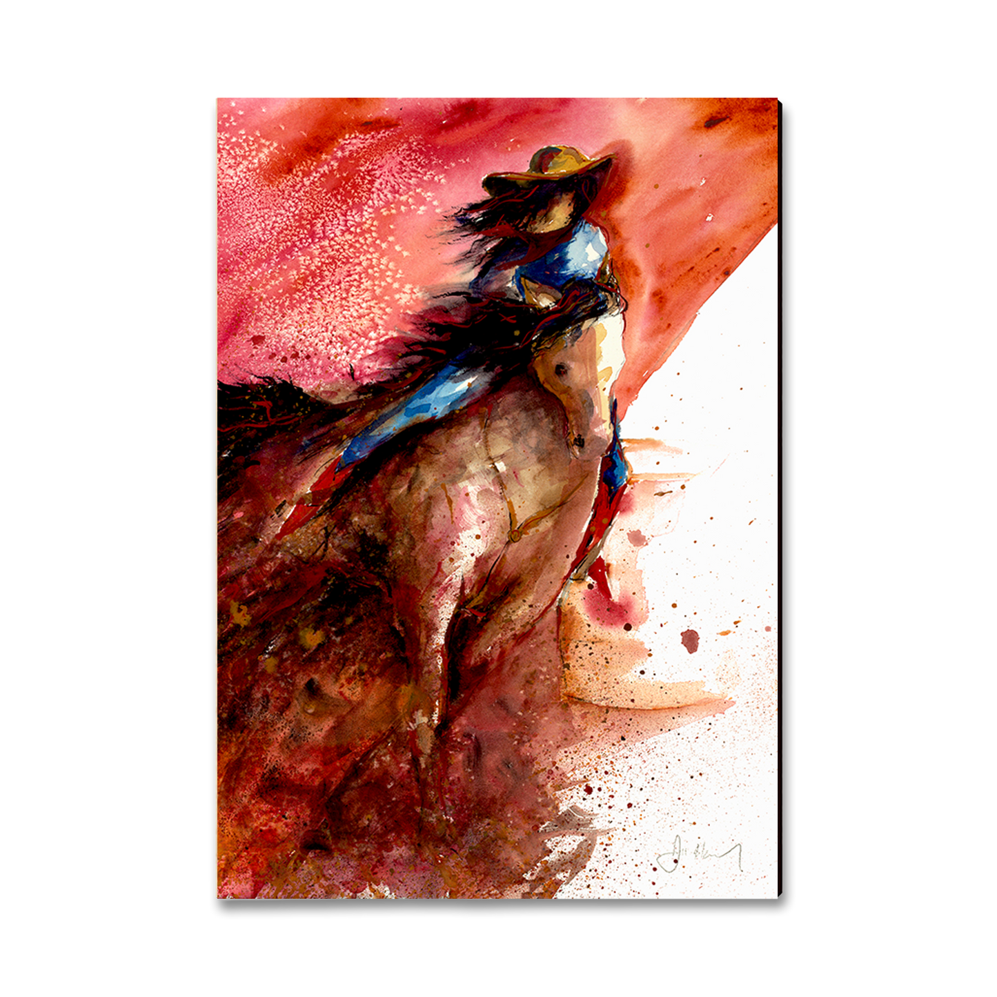 Postcard: Classic Edge - Neal's Barrel Rider