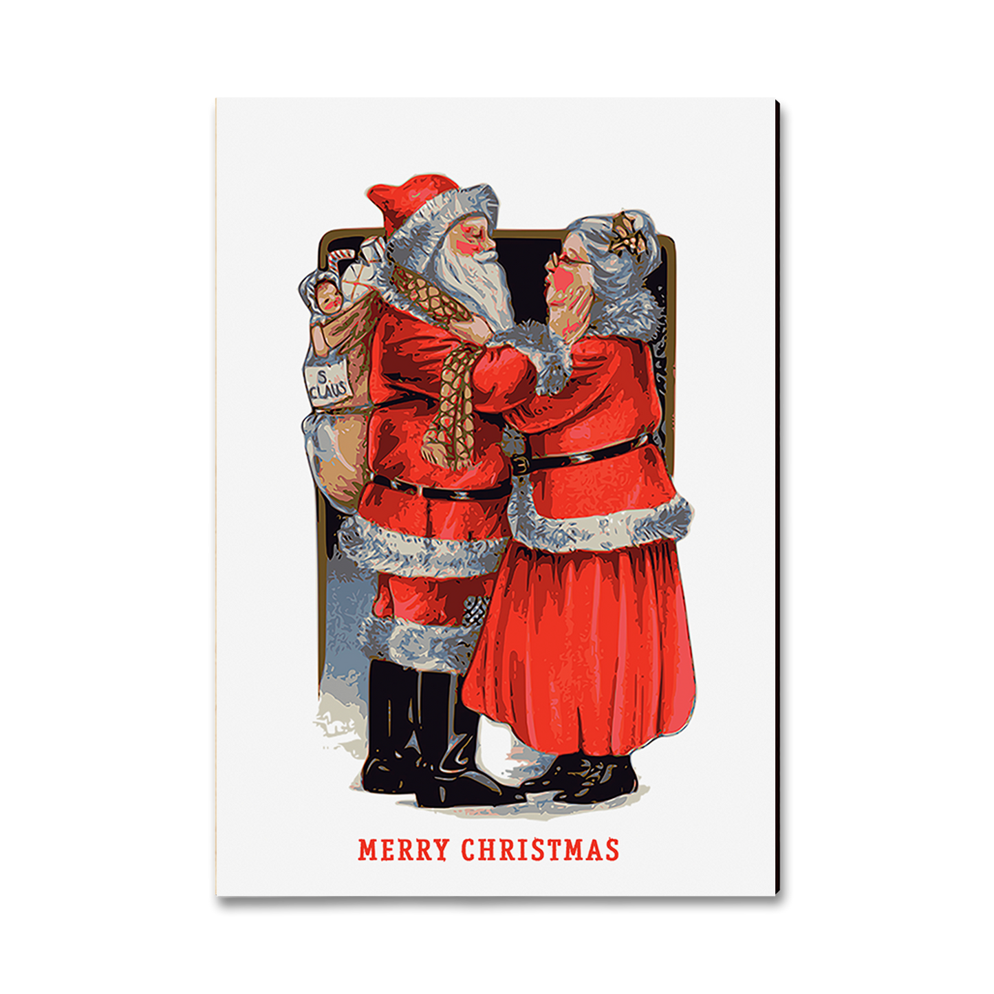 Postcard: Classic Edge - Kringle Love