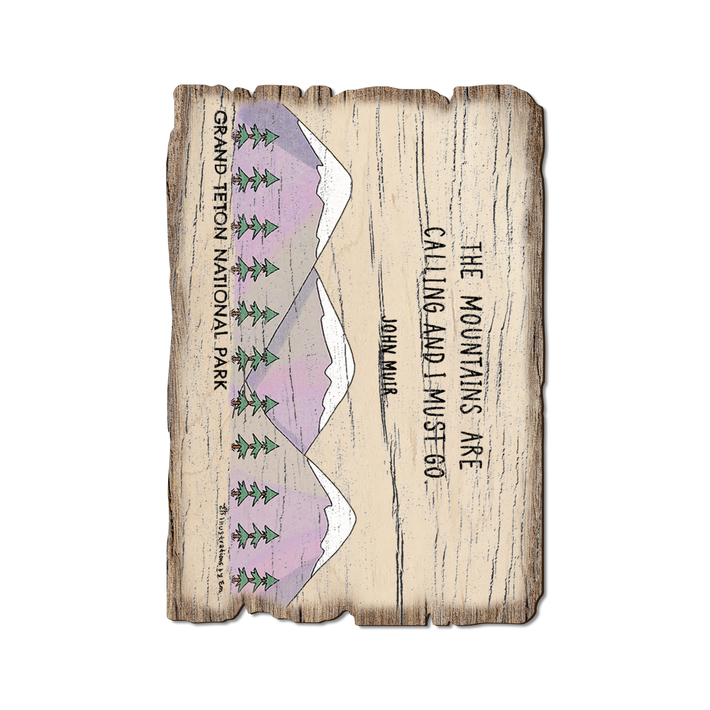 Postcard: Weathered Edge - Mountains Calling (Pack of 5)