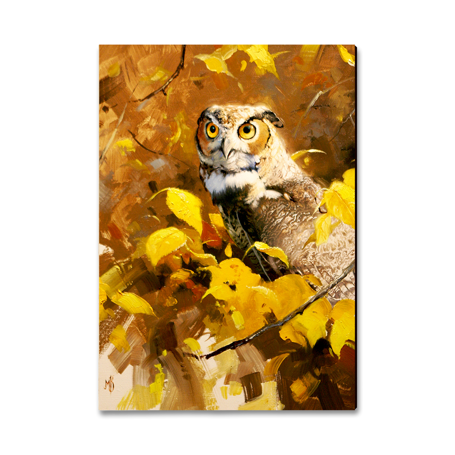 Greeting Card: Classic Edge - Kelso's Autumn Eyes