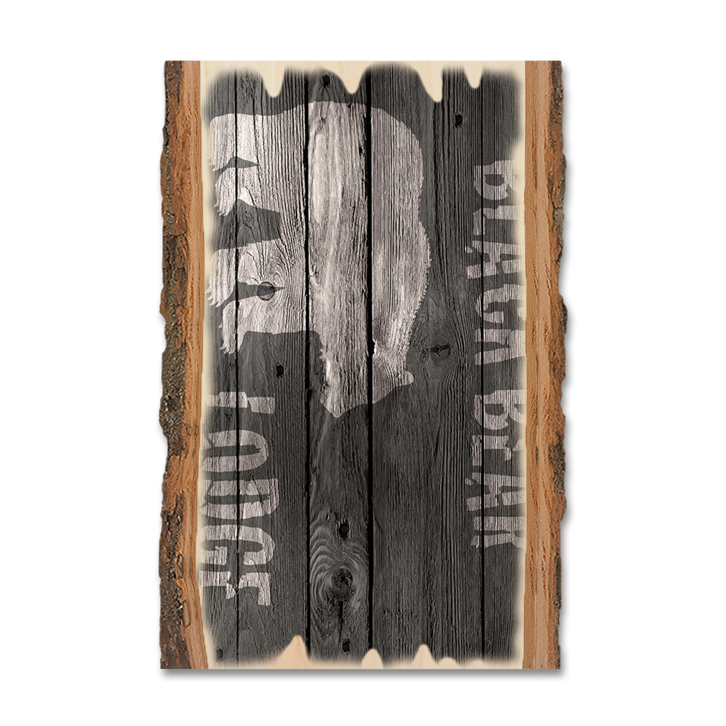 Greeting Card: Live Edge - Black Bear Lodge