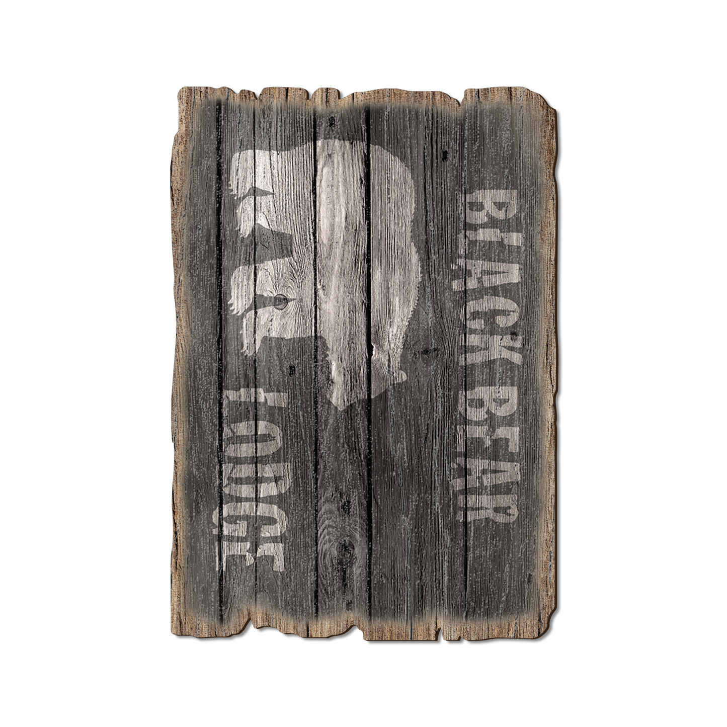 Ornament: Weathered Edge - Black Bear Lodge