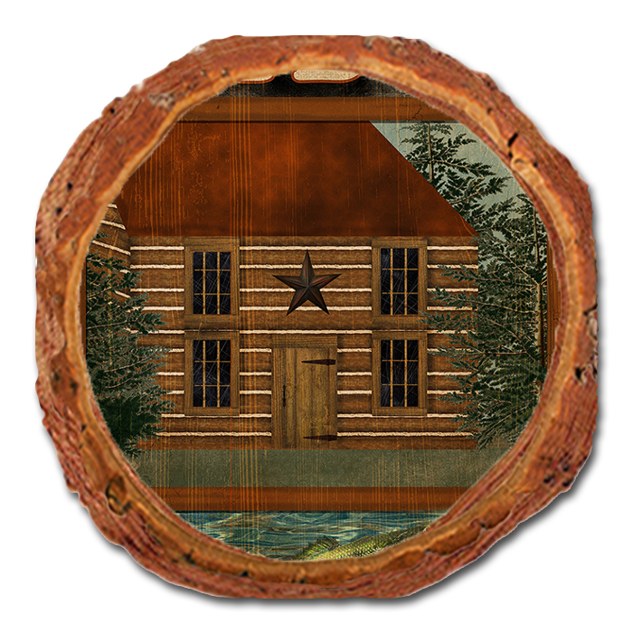 Coaster: Live Edge - Cabin & Fish