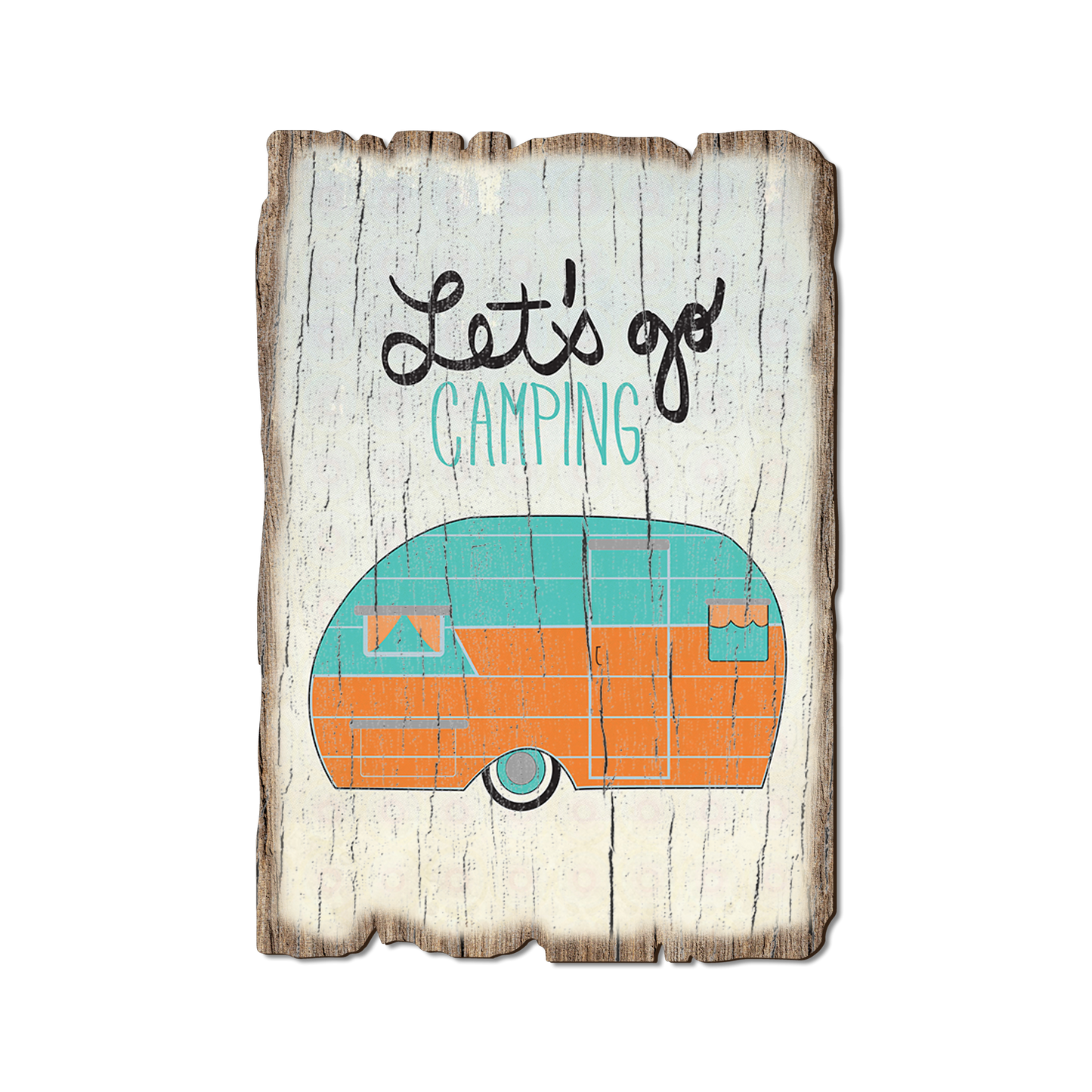 Greeting Card: Weathered Edge - Let's Go Camping (Pack of 5)