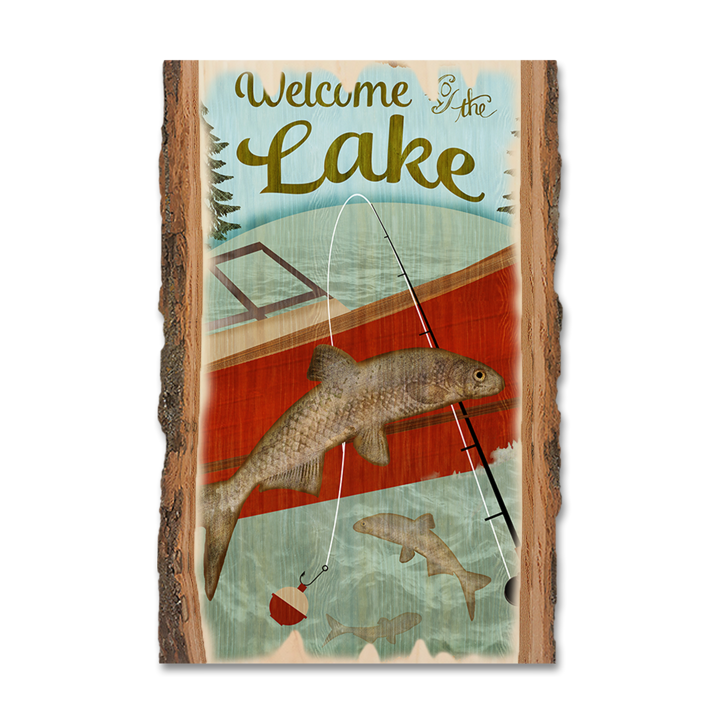 Postcard: Live Edge - Welcome Lake