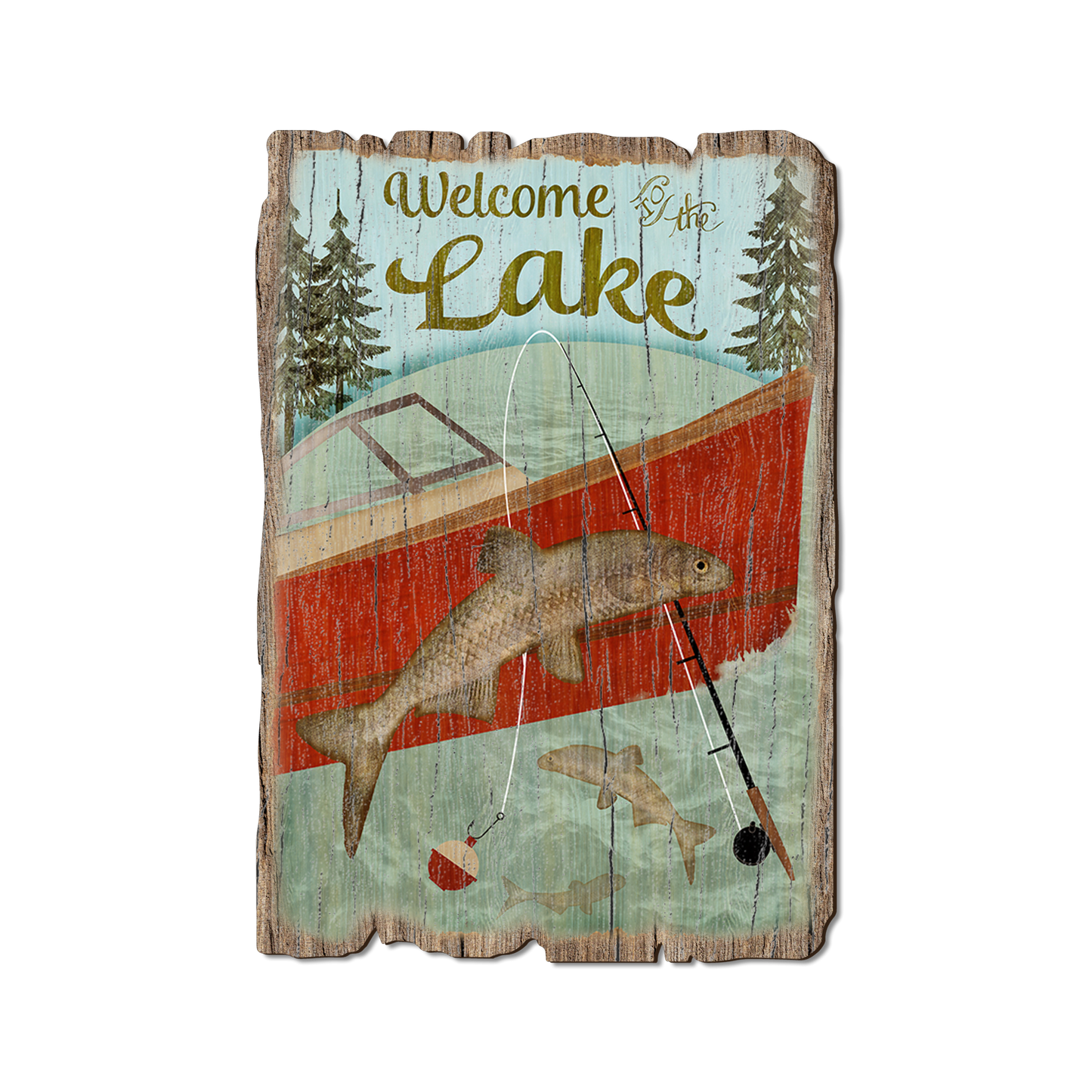 Postcard: Weathered Edge - Welcome Lake (Pack of 5)