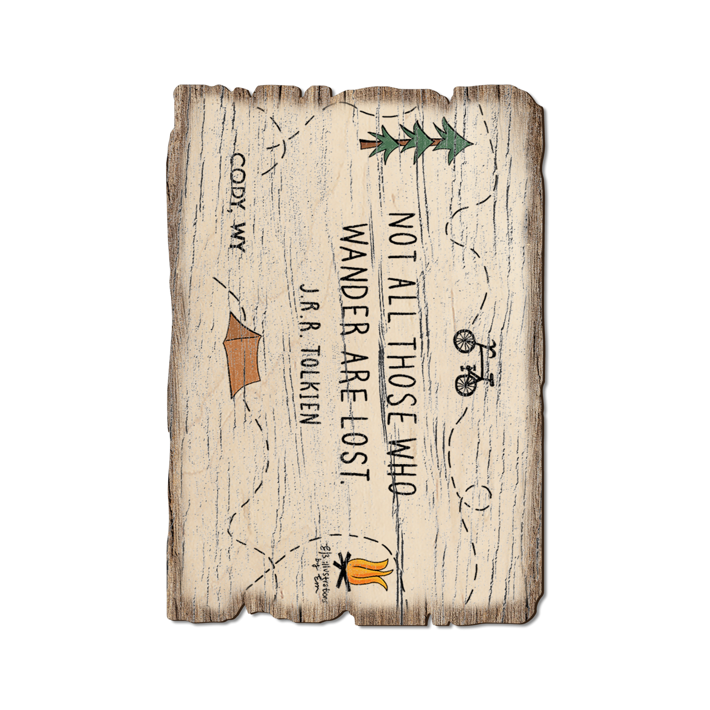 Greeting Card: Weathered Edge - Not Lost (Pack of 5)
