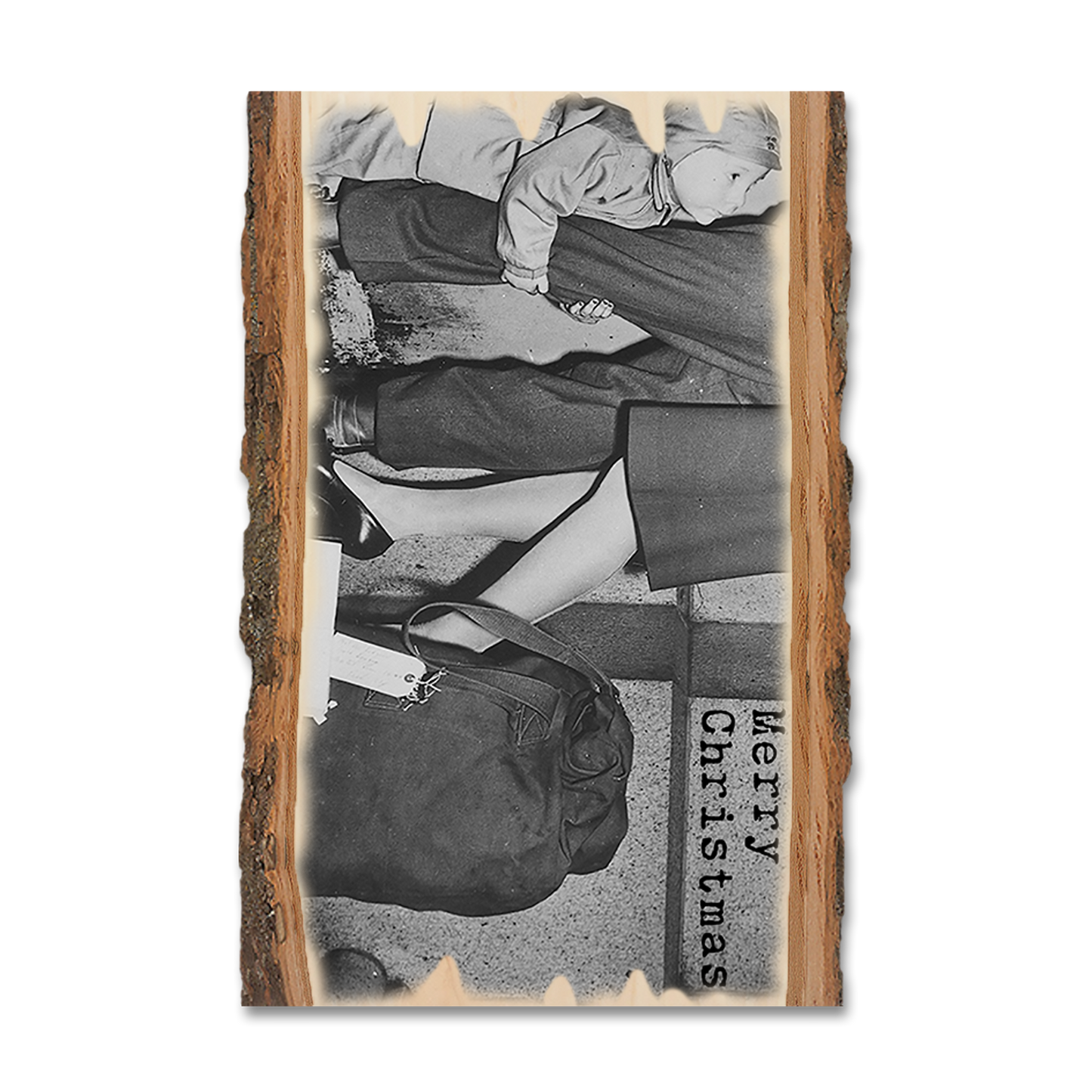 Greeting Card: Live Edge - Old Christmas Child