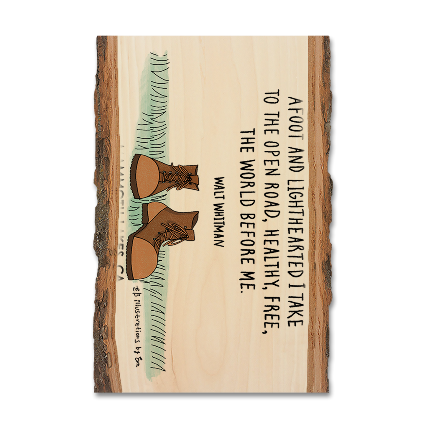 Greeting Card: Live Edge - Open Road