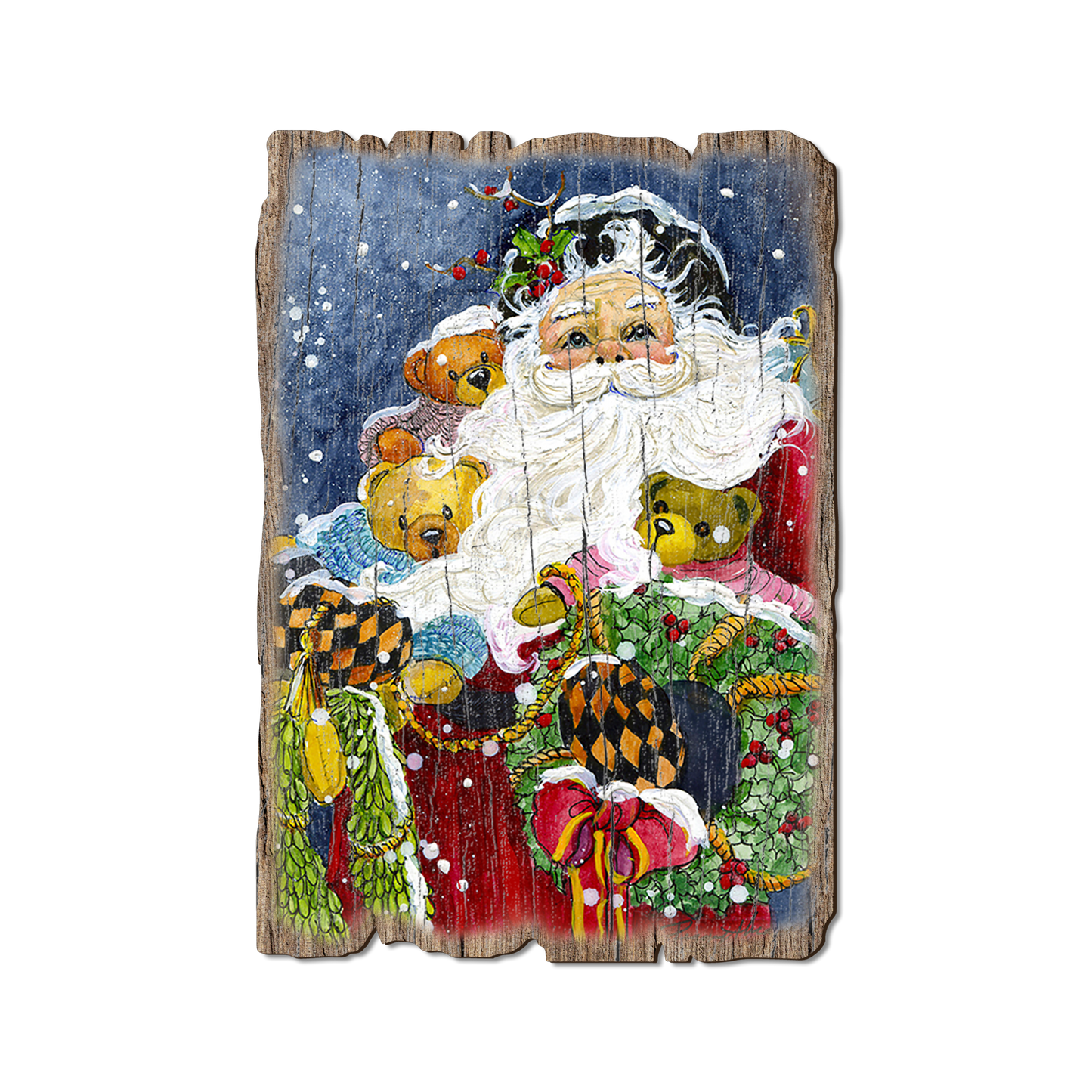 Ornament: Weathered Edge - Abrams' Noble Santa