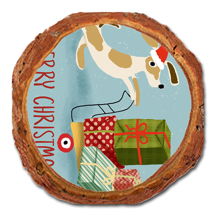 Coaster: Live Edge - Puppy Package Pusher (Pack of 5)