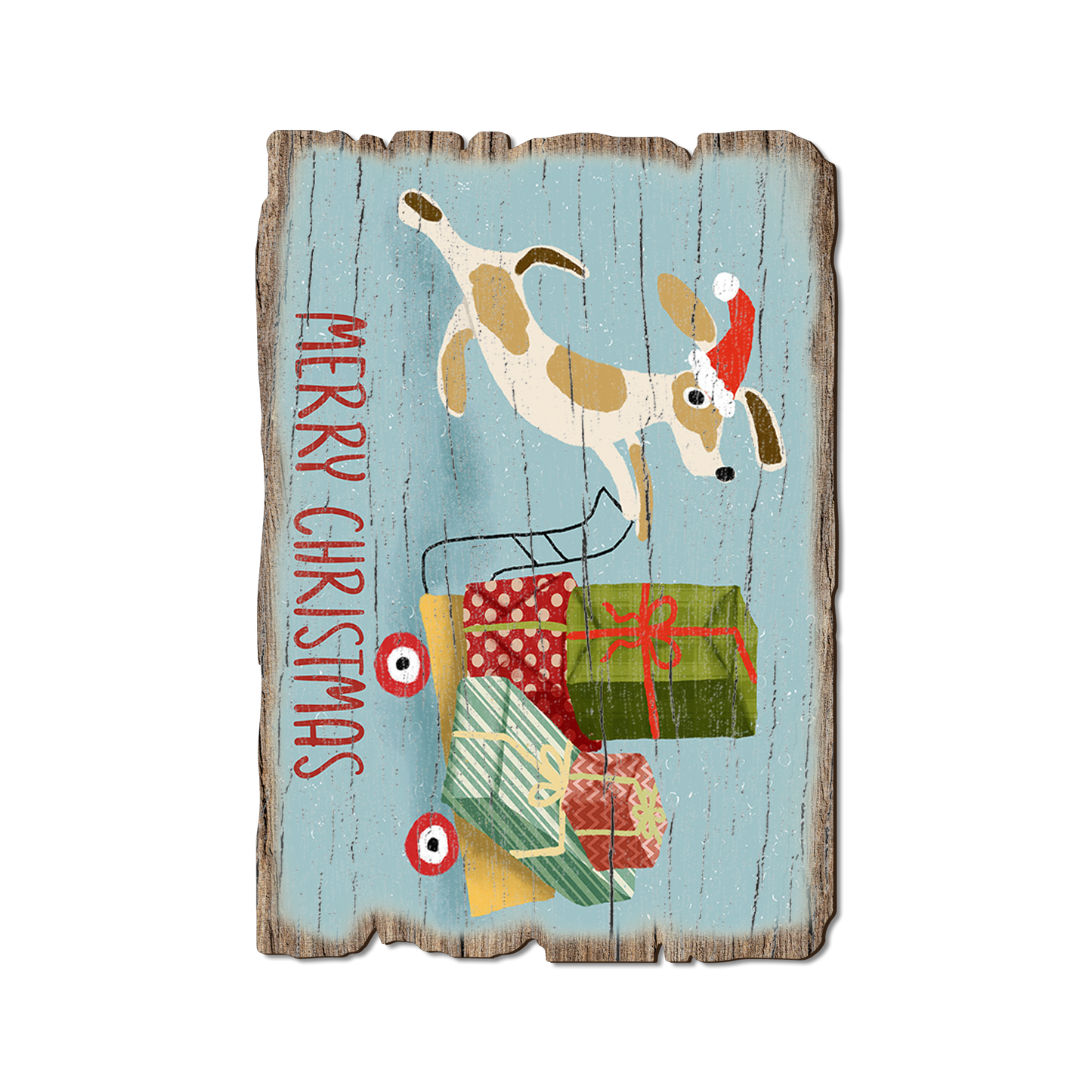 Postcard: Weathered Edge - Puppy Package Pusher (Pack of 5)