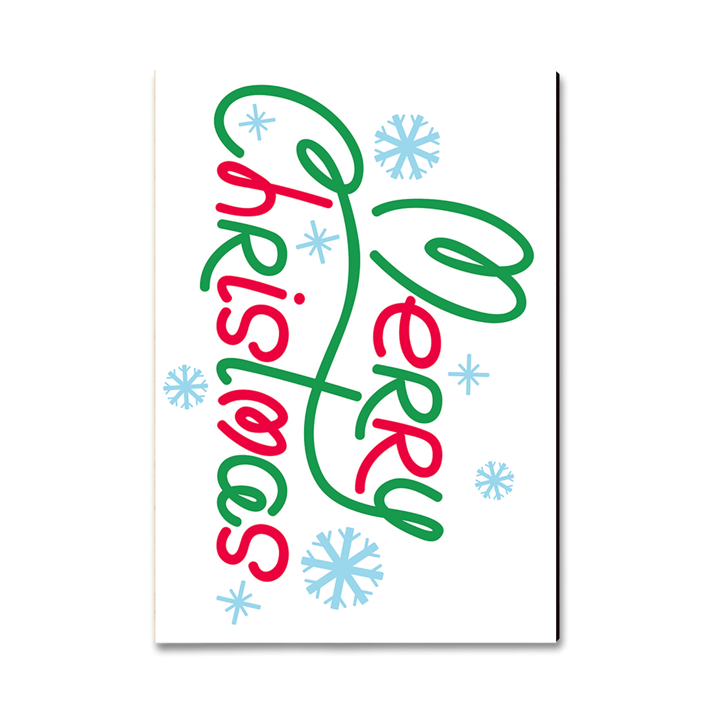 Postcard: Classic Edge - Red & Green Christmas (Pack of 5)