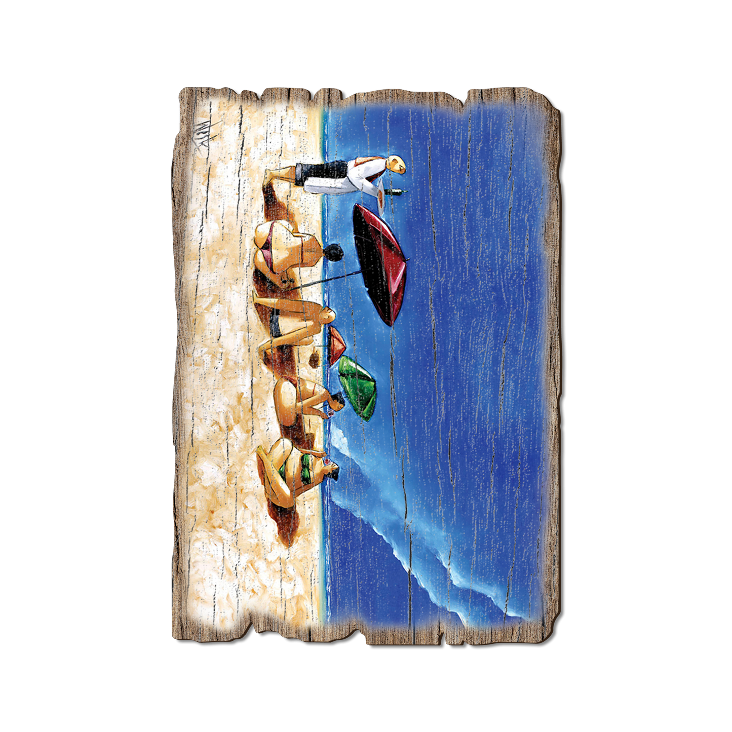 Ornament: Weathered Edge - West's Summer Sipping (Pack of 5)