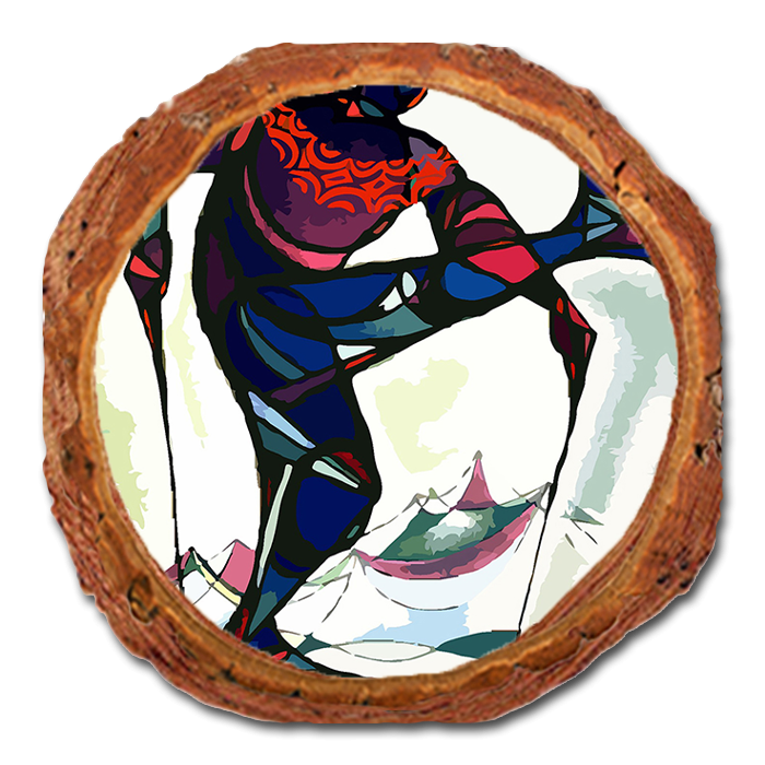Coaster: Live Edge - Skier Holiday Greeting (Pack of 5)