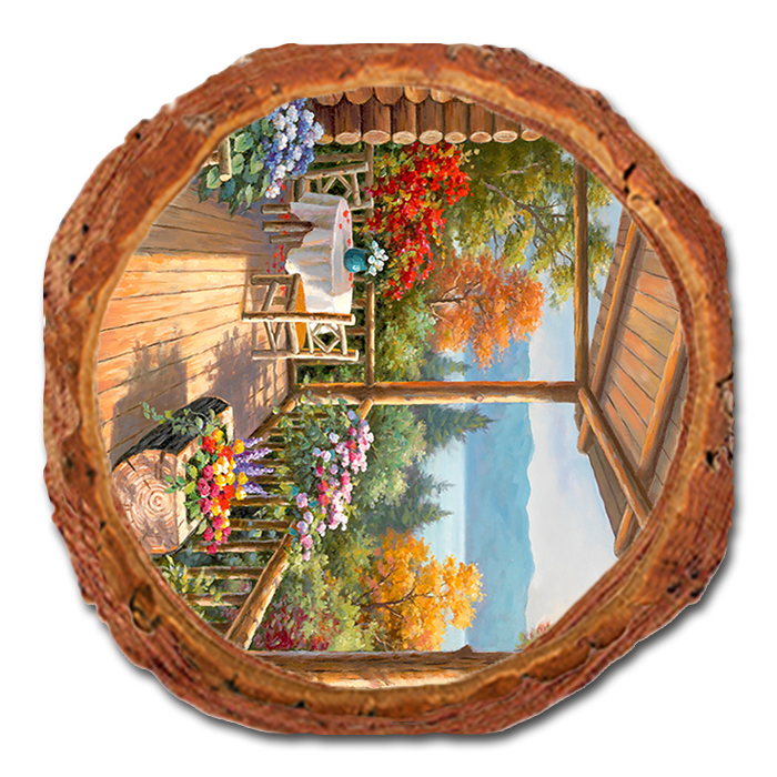 Coaster: Live Edge - Kim's Summer Deck