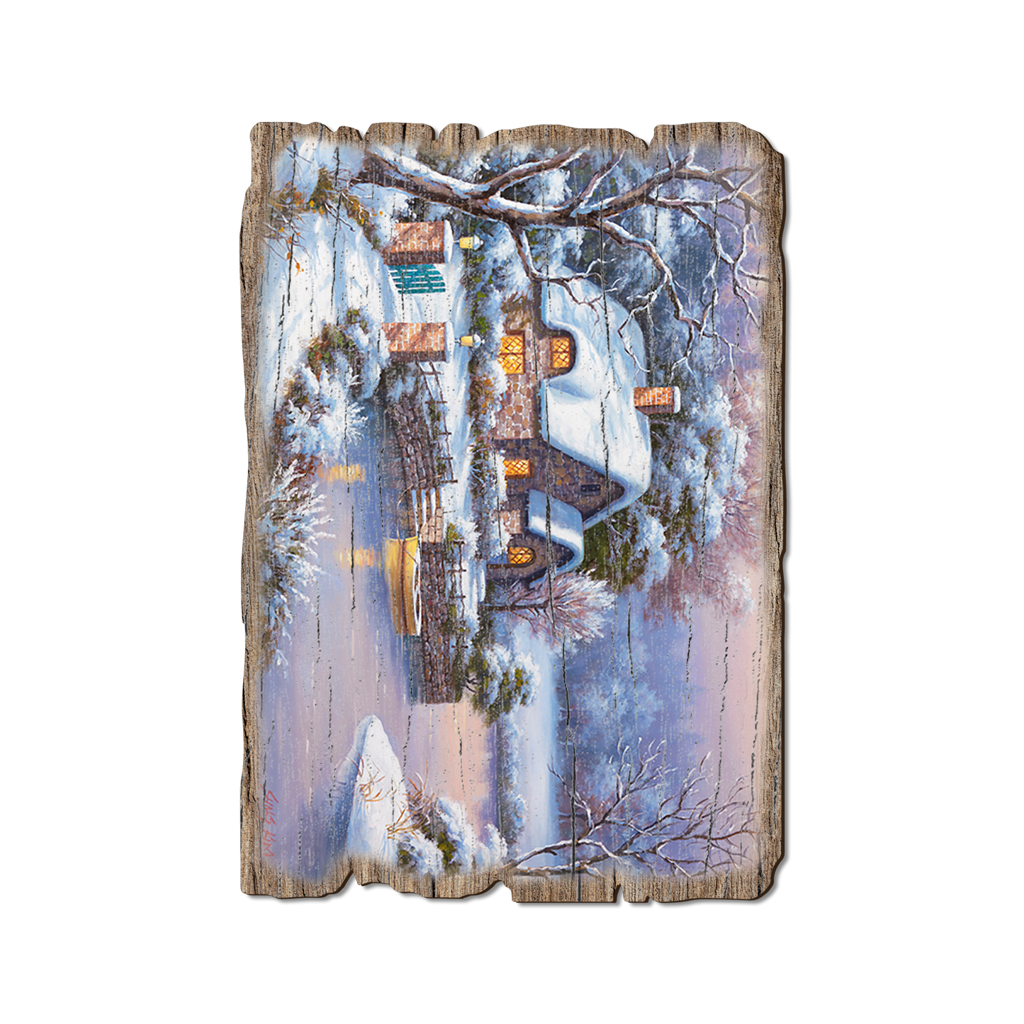 Postcard: Weathered Edge - Kim's Winter Cottage