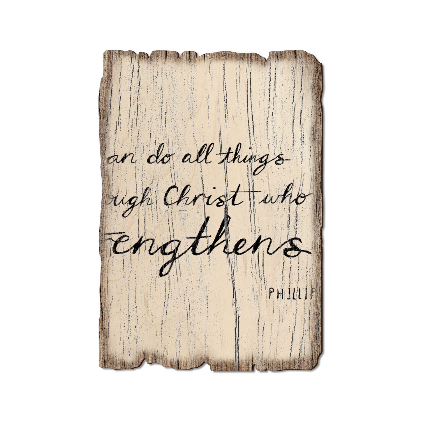 Postcard: Weathered Edge - Strengthens Me (Pack of 5)