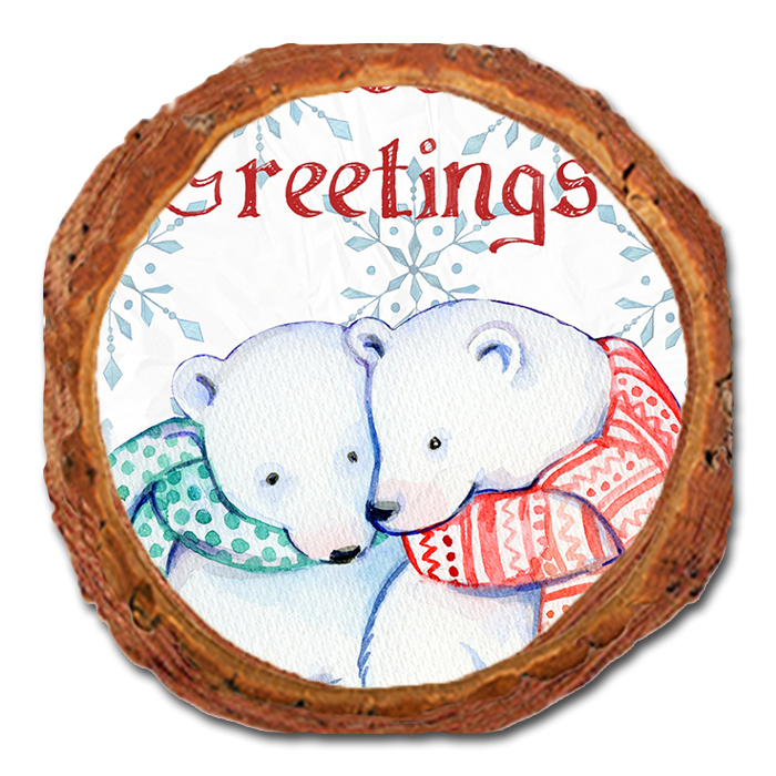 Coaster: Live Edge - Snuggle Bears (Pack of 5)