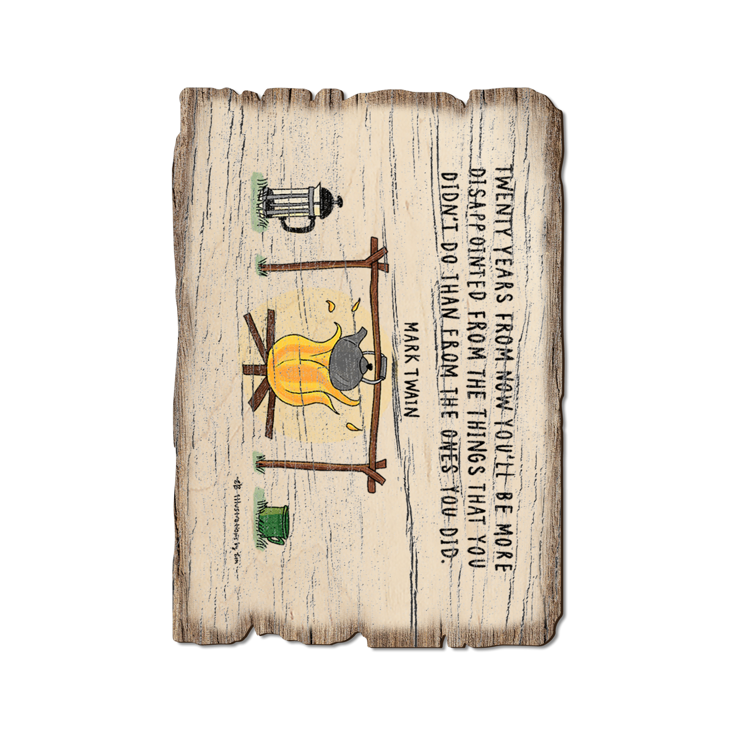 Greeting Card: Weathered Edge - Twenty Years (Pack of 5)