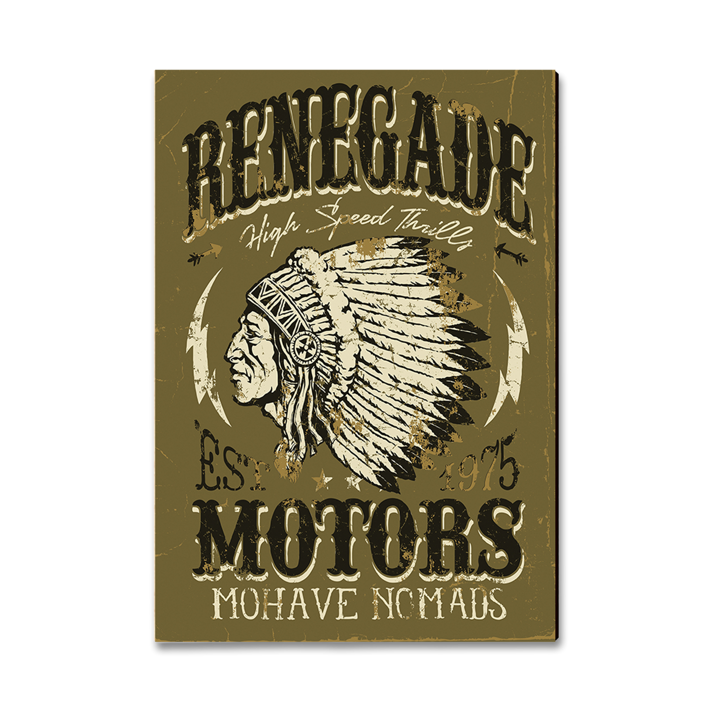Ornament: Classic Edge - Renegade Motors (Pack of 5)