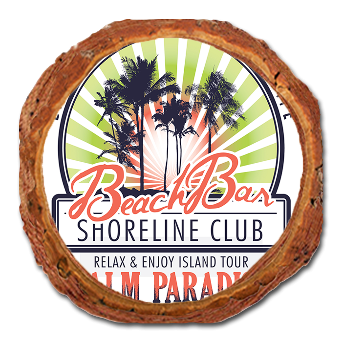 Coaster: Live Edge - Beach Bar Club (Pack of 5)