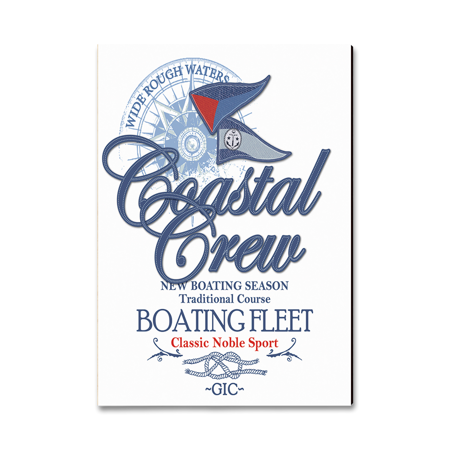 Ornament: Classic Edge - Coastal Crew Boating