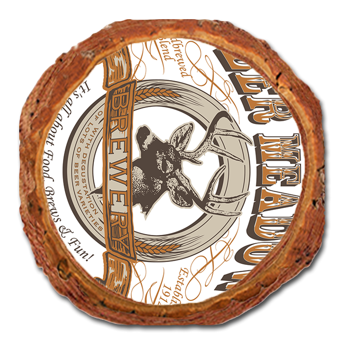 Coaster: Live Edge - Deer Meadows Brewery (Pack of 5)