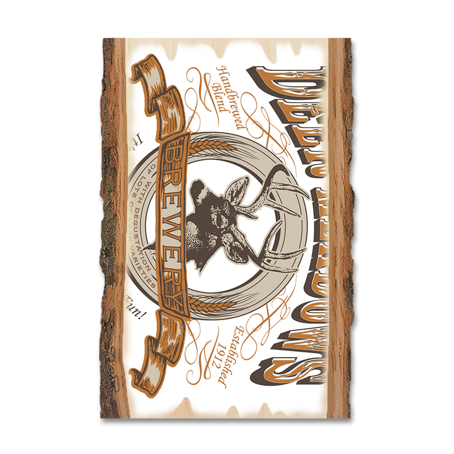 Greeting Card: Live Edge - Deer Meadows Brewery