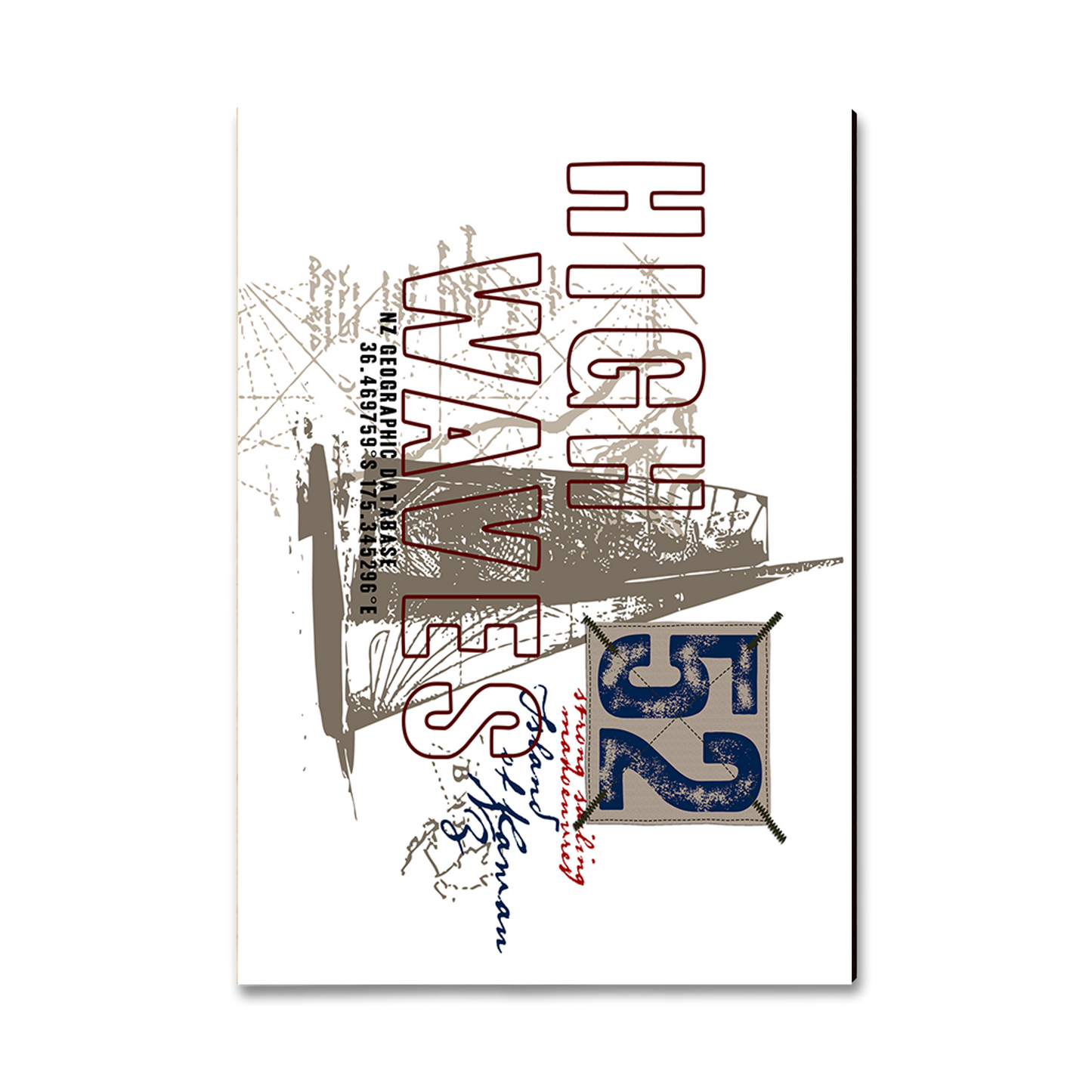 Greeting Card: Classic Edge - Fifty Two Waves
