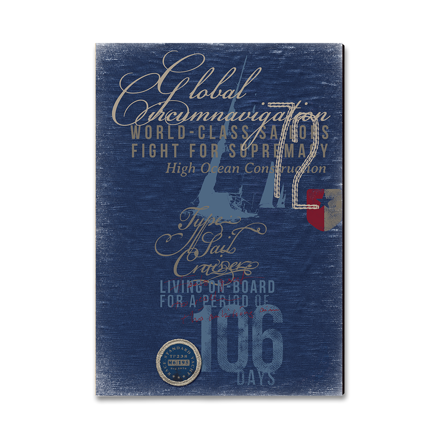 Magnet: Classic Edge - Global Circumnavigation World