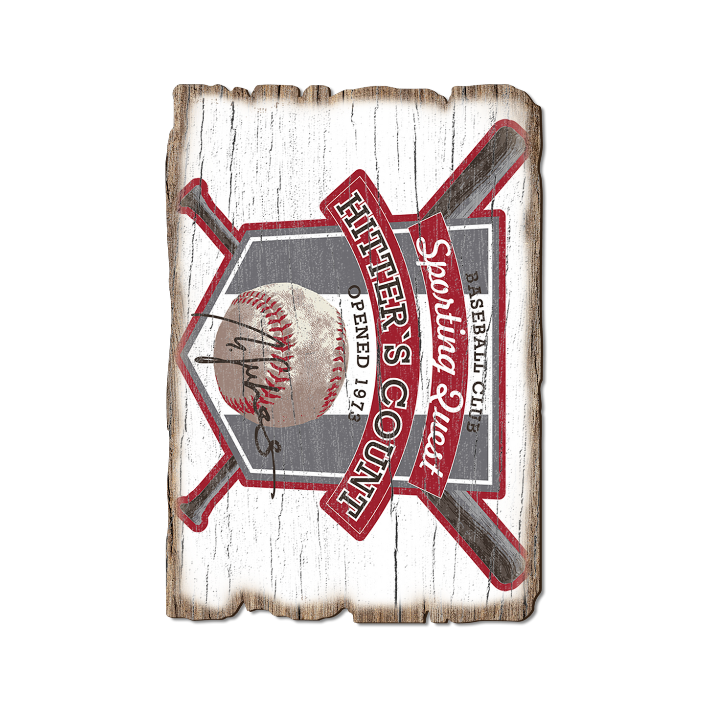 Postcard: Weathered Edge - Hitter's Count Club