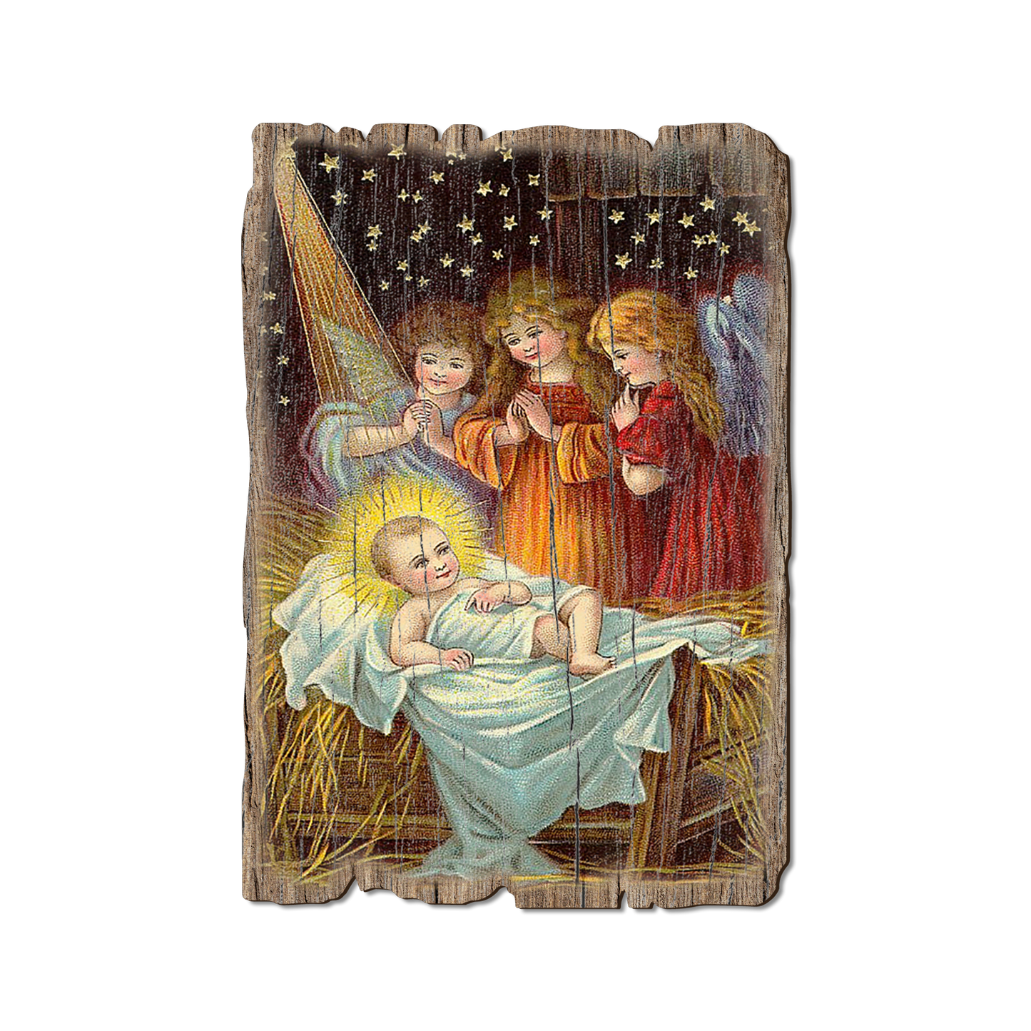 Ornament: Weathered Edge - Holy Night