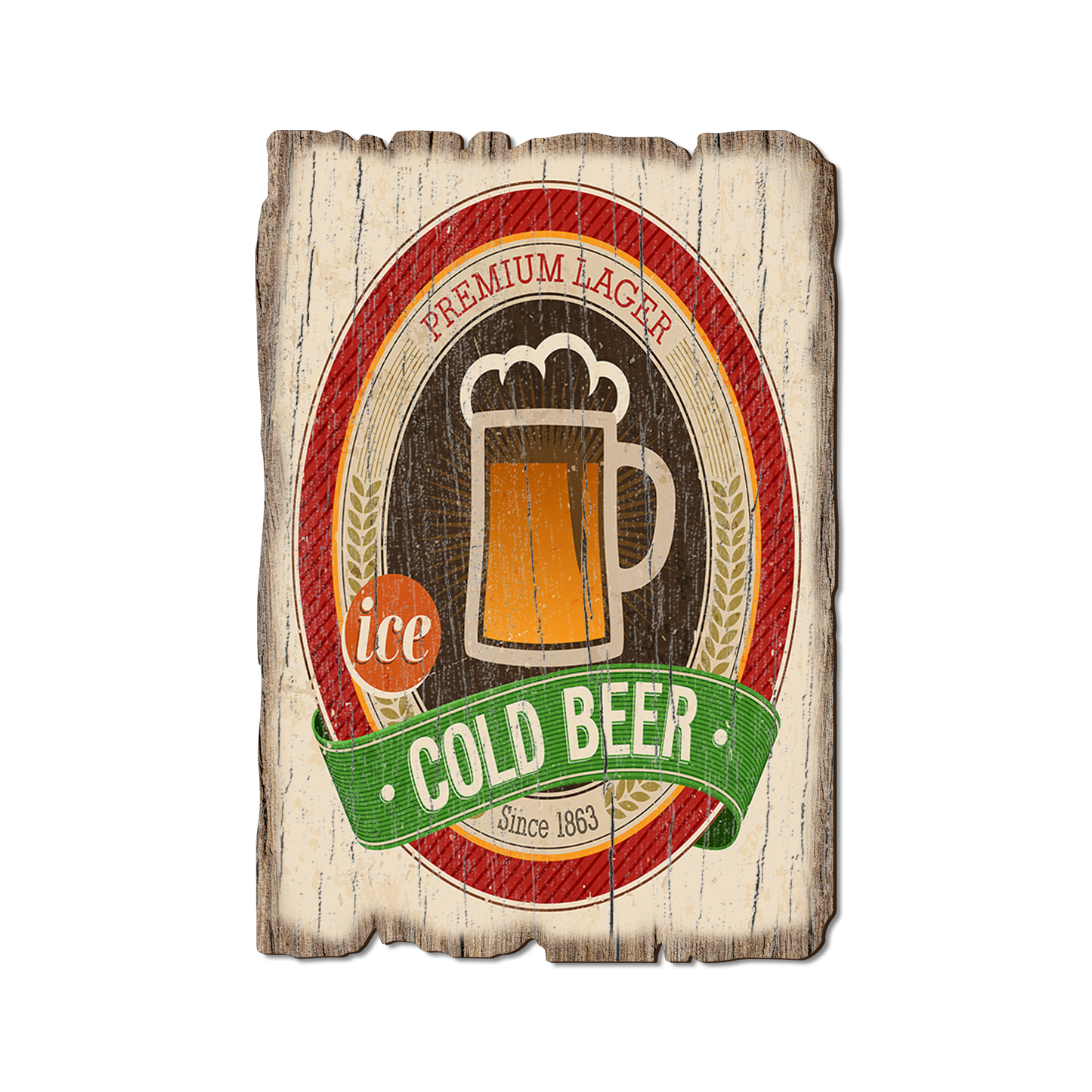 Postcard: Weathered Edge - Cold Beer (Pack of 5)