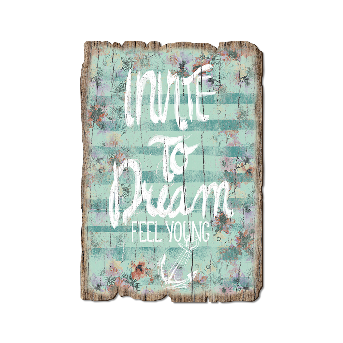 Greeting Card: Weathered Edge - Invite To Dream