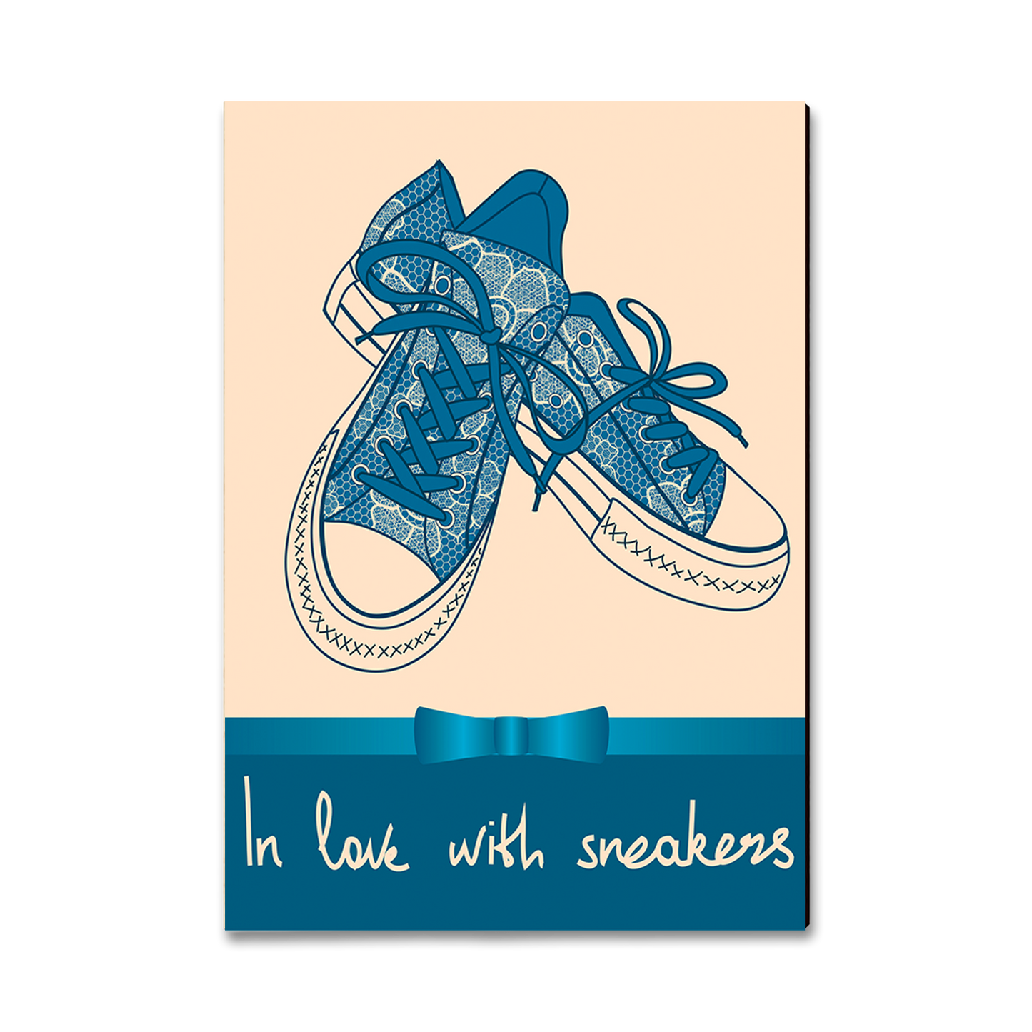 Greeting Card: Classic Edge - In Love With Sneakers