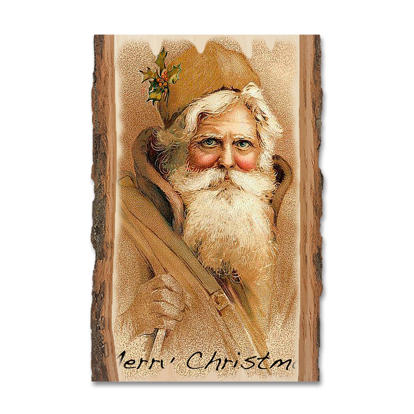 Magnet: Live Edge - Father Christmas (Pack of 5)