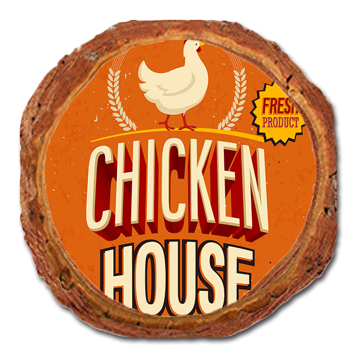 Coaster: Live Edge - Chicken House (Pack of 5)